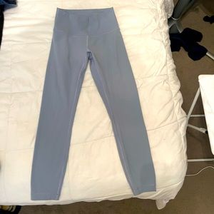 Lulu Lemon Blue Wunder Under Pants